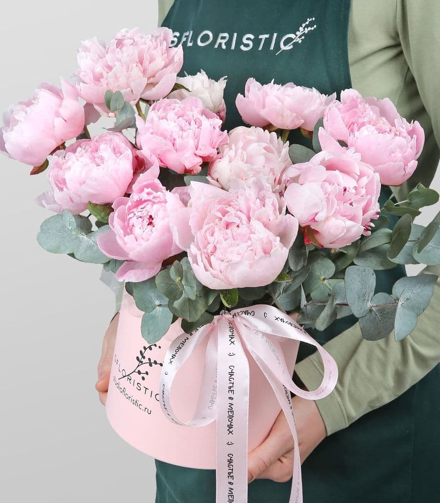 Композиция из Пионов «Сладкие объятия»