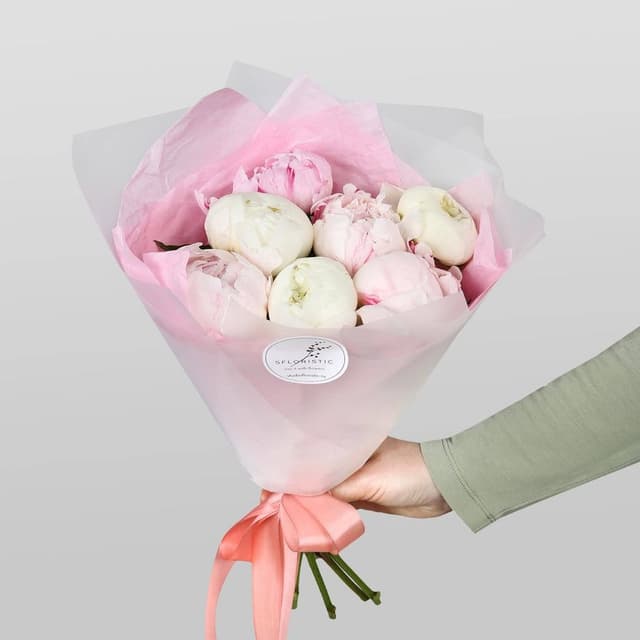 Букет из Пионов «Нежный союз» Букет из Пионов «Нежный союз»