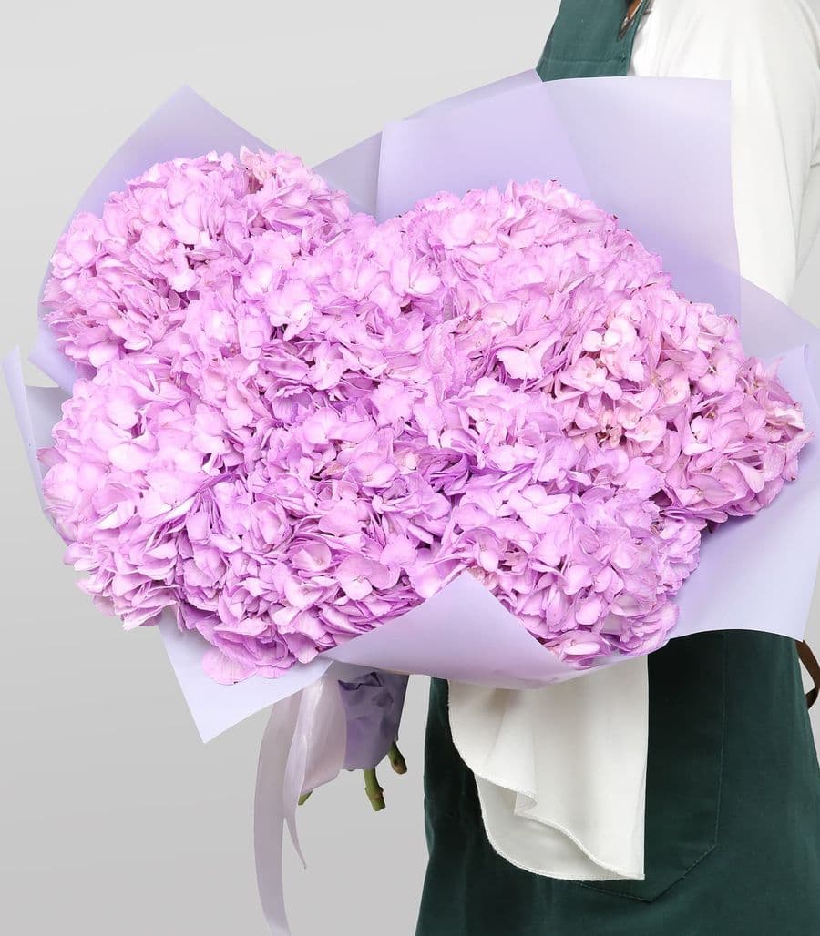 Букет из Гортензий «Небесная гармония»