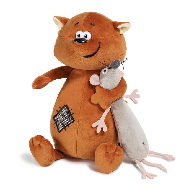 Мягкая Игрушка Котэ и Мышка Мягкая Игрушка Котэ и Мышка