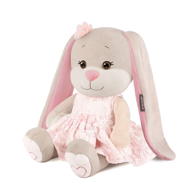 Мягкая Игрушка Зайка в Кружевном Платье c Розами Мягкая Игрушка Зайка в Кружевном Платье c Розами