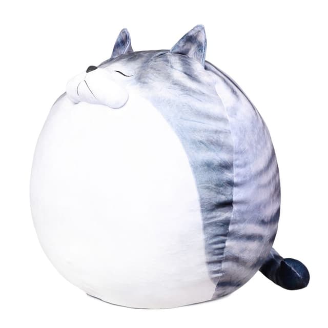 Мягкая Игрушка Толстяк Кот Серый 70 см Мягкая Игрушка Толстяк Кот Серый 70 см