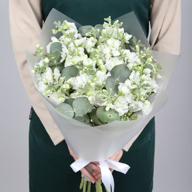 Букет кустовой Маттиолы «Лунная дымка» Букет кустовой Маттиолы «Лунная дымка»