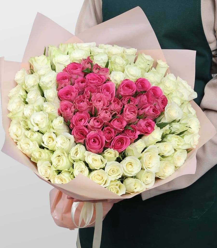 Букет роз Кения «Нежное признание»