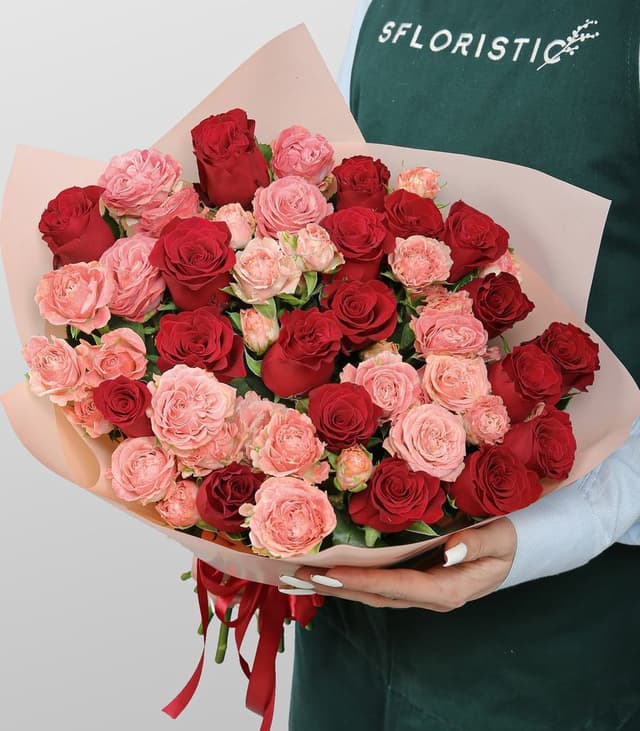 Букет из Роз «Огни заката» Букет из Роз «Огни заката»