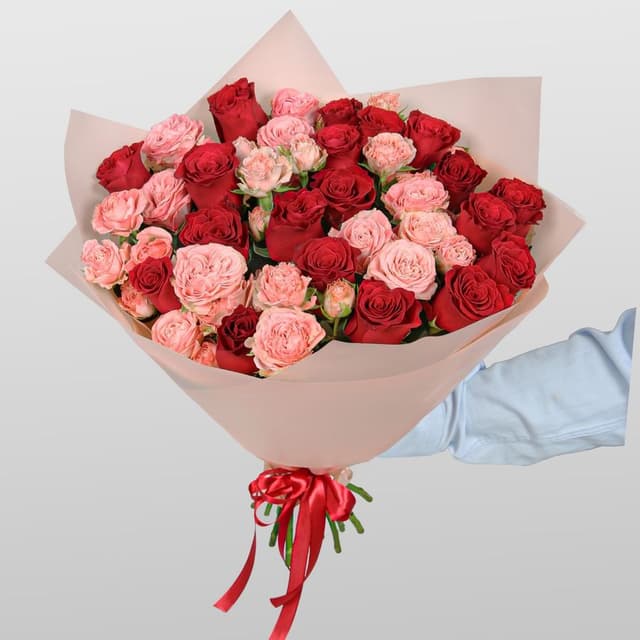 Букет из Роз «Огни заката» Букет из Роз «Огни заката»