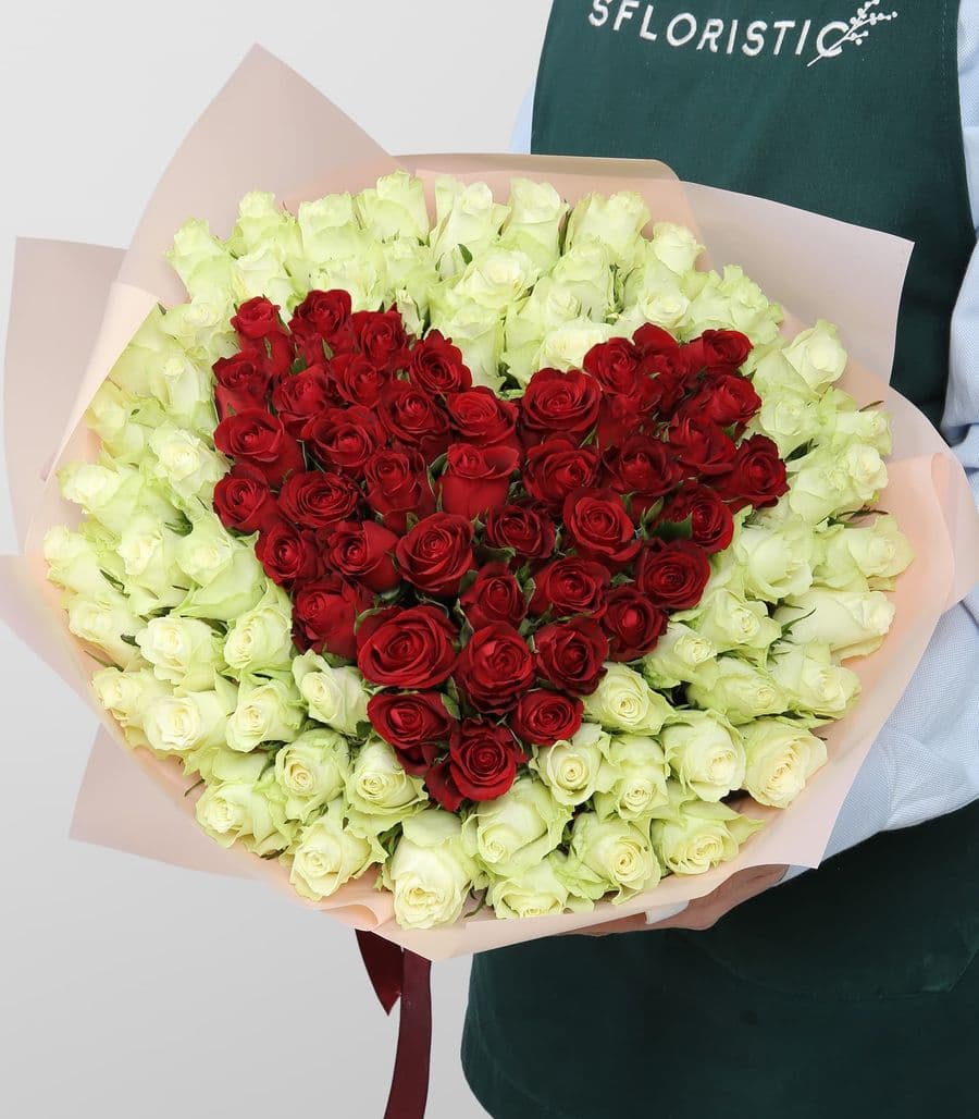 Букет Роз Кения «Яркое чувство»