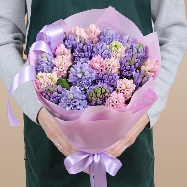 Букет Гиацинтов «Мгновение радости» Букет Гиацинтов «Мгновение радости»