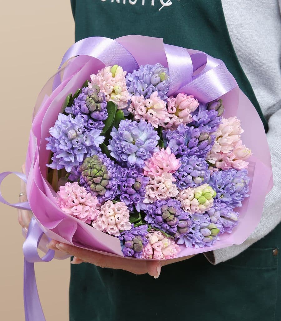 Букет Гиацинтов «Мгновение радости»