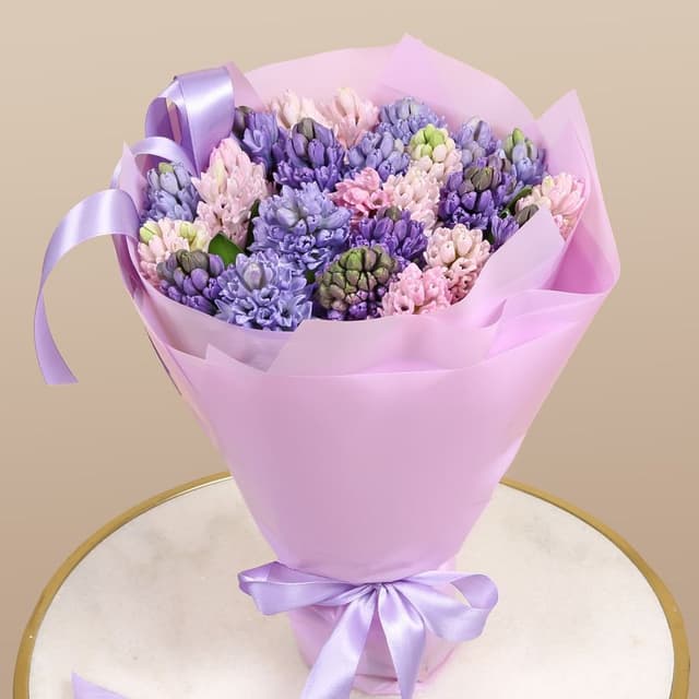 Букет Гиацинтов «Мгновение радости» Букет Гиацинтов «Мгновение радости»