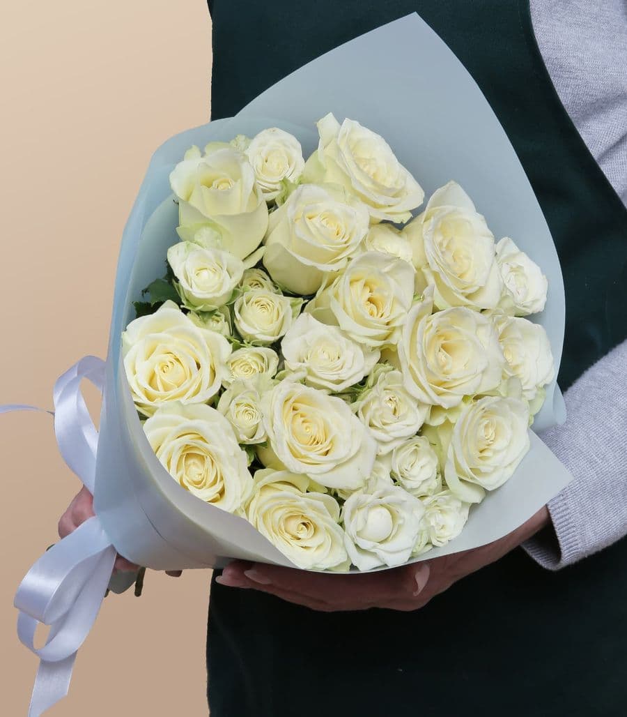 Букет из Роз «Аромат чистоты»