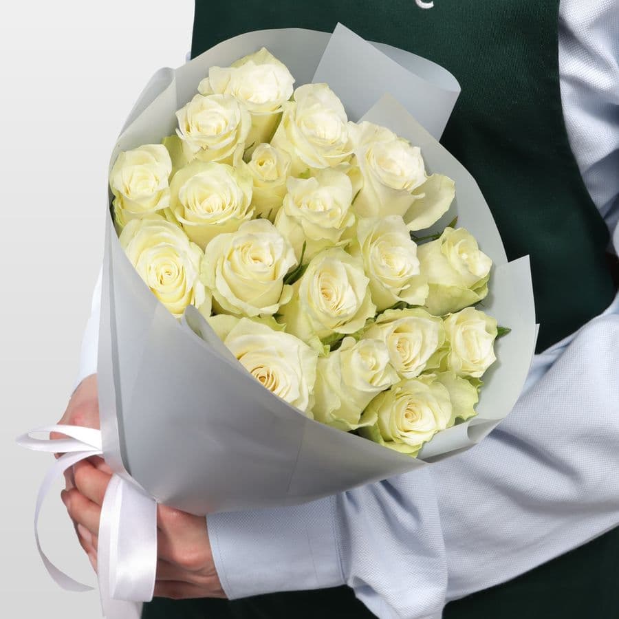 Букет Роз Кения 15 шт «Письмо без слов»