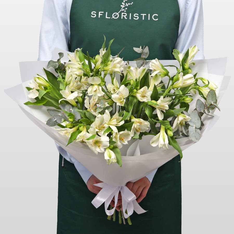 Букет из Альстромерий «Хрустальная Мелодия»