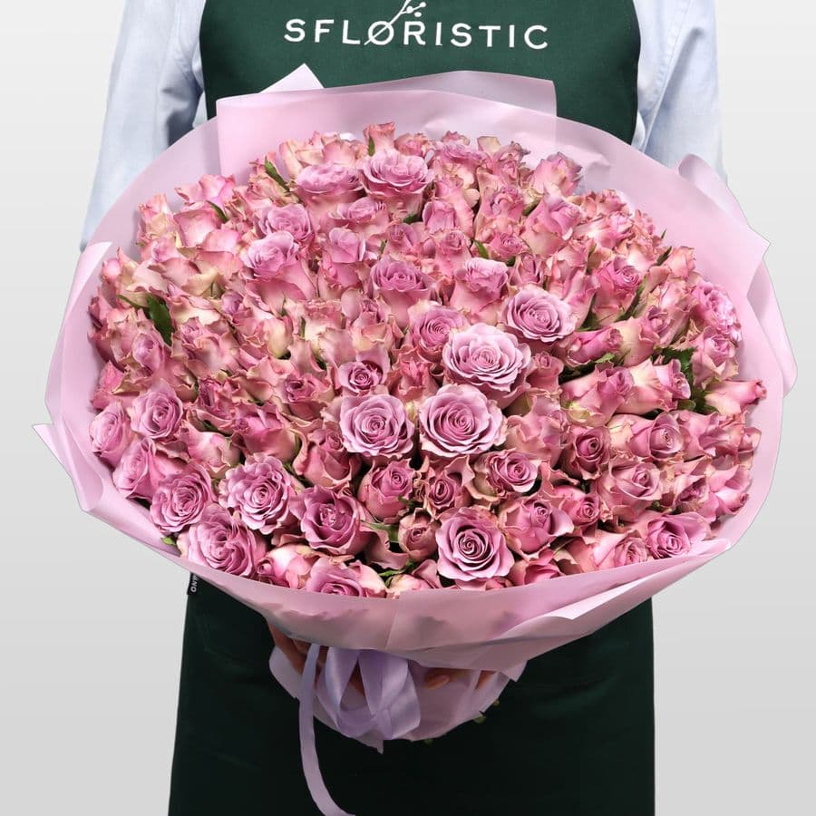 Букет Роз Кения 101 шт «Мистический Цветок»