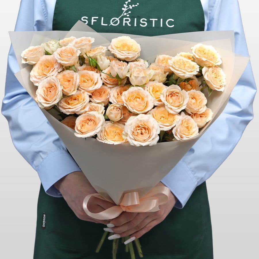 Букет из Кустовых Роз «Письмо весне»