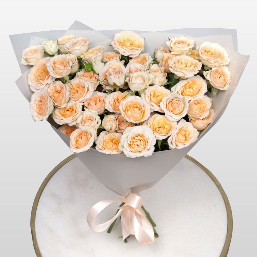 Букет из Кустовых Роз «Письмо весне»