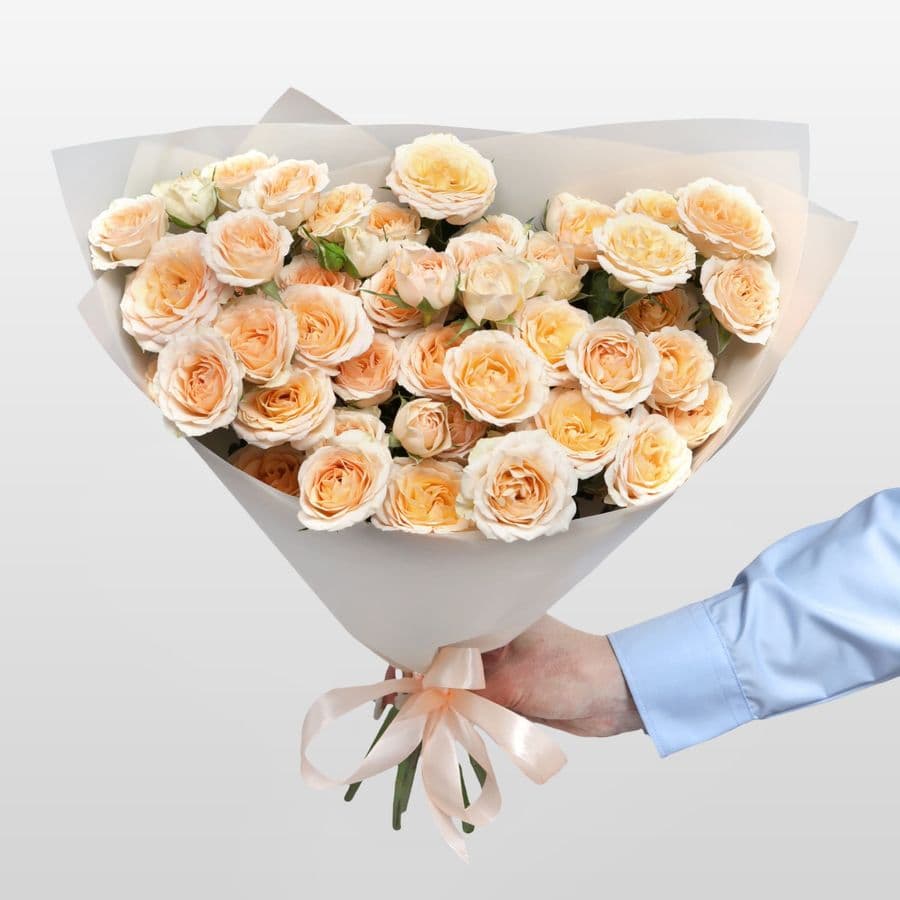 Букет из Кустовых Роз «Письмо весне»