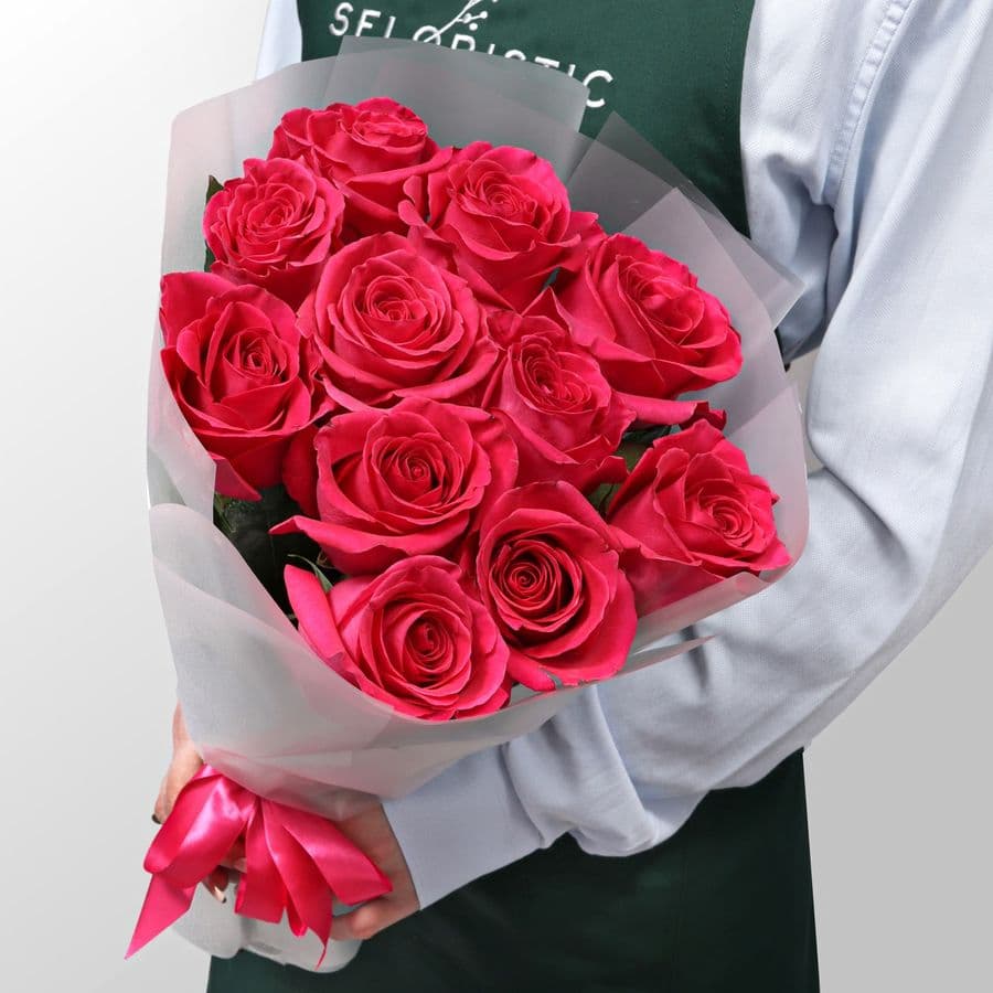 Букет Роз Эквадор 11 шт «Чистое чувство»