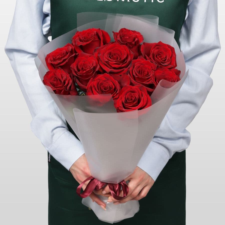 Букет Роз Эквадор 11 шт «Сила притяжения»