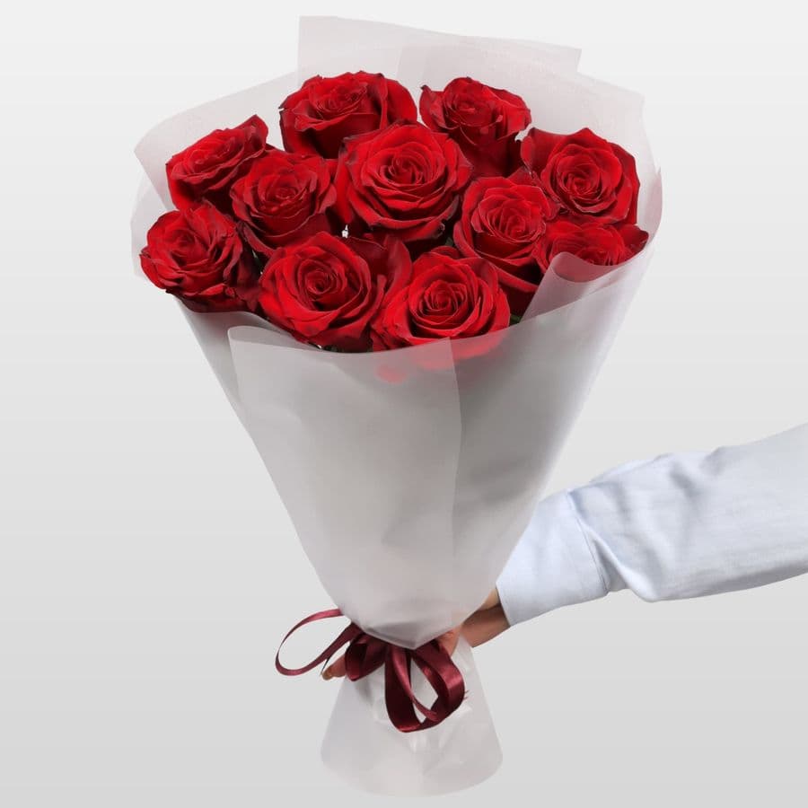 Букет Роз Эквадор 11 шт «Сила притяжения»