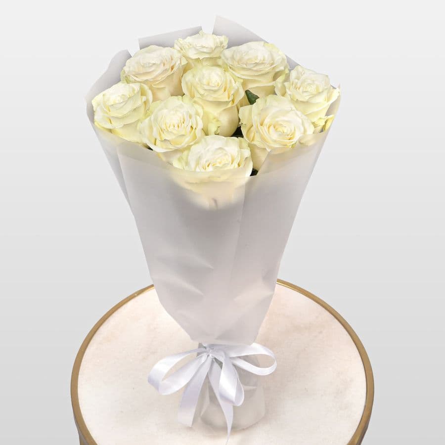 Букет Роз Эквадор 9 шт «Свет твоей улыбки»