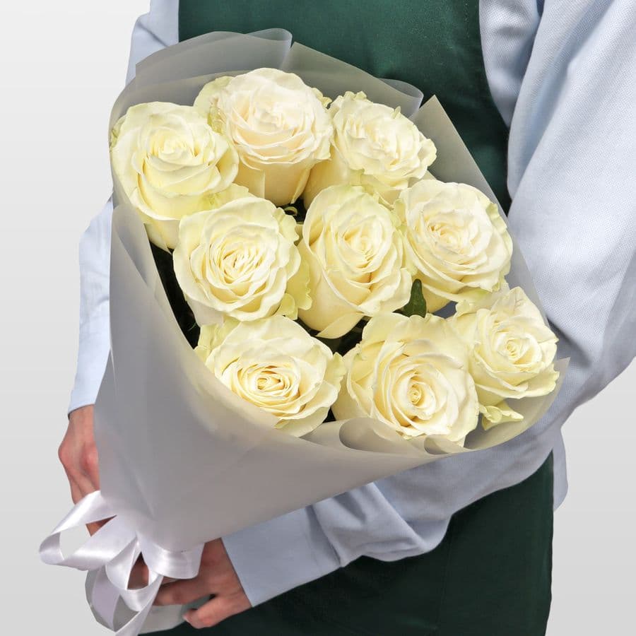 Букет Роз Эквадор 9 шт «Свет твоей улыбки»