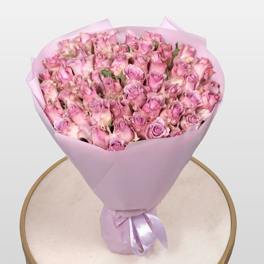 Букет Роз Кения 51 шт «Мистик Роуз»