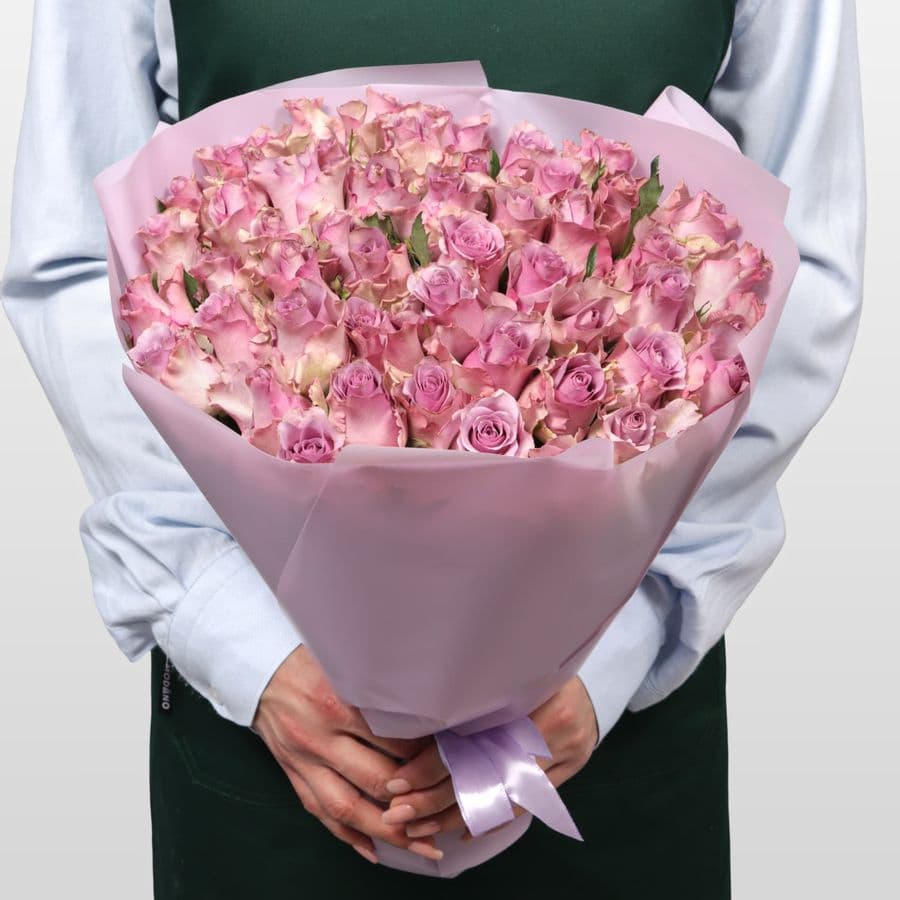 Букет Роз Кения 51 шт «Мистик Роуз»