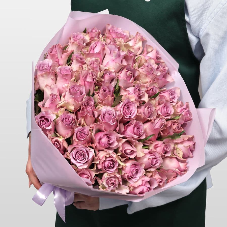 Букет Роз Кения 51 шт «Мистик Роуз»