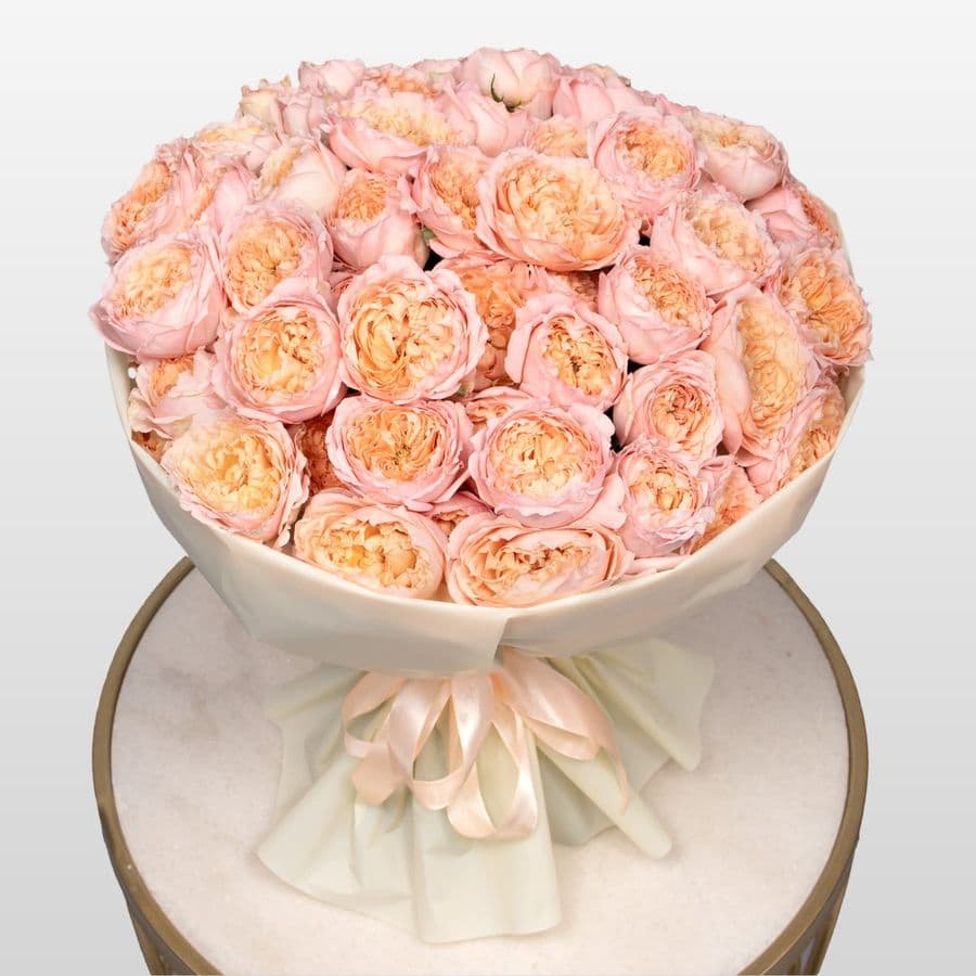 Букет из кустовых Роз Джульетта «Розовый сон»