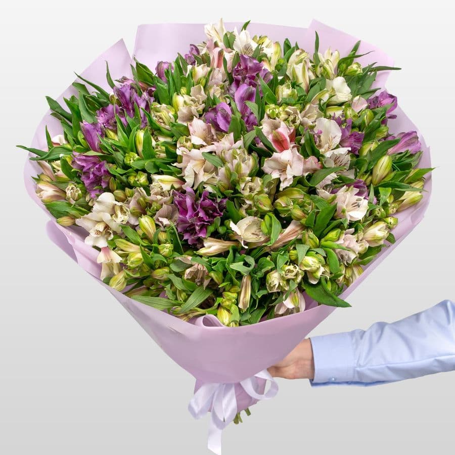 Букет Альстромерий «Цветочный вихрь»