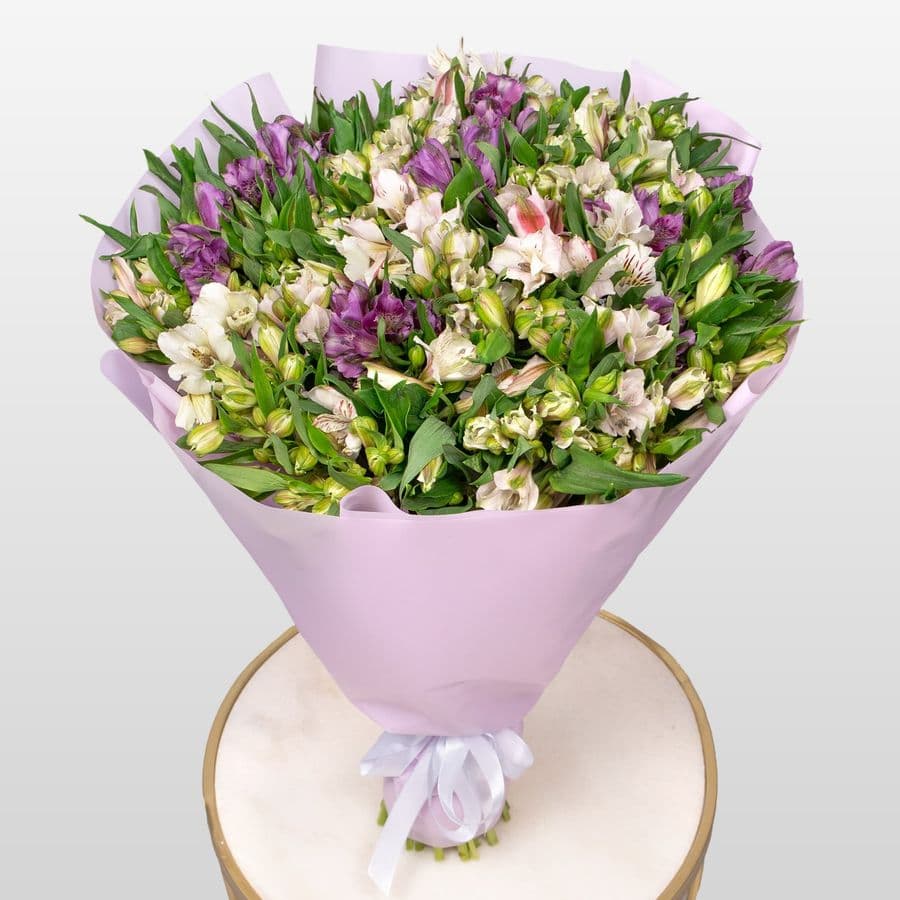 Букет Альстромерий «Цветочный вихрь»