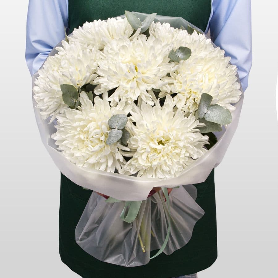 Букет Хризантем «Глоток воздуха»