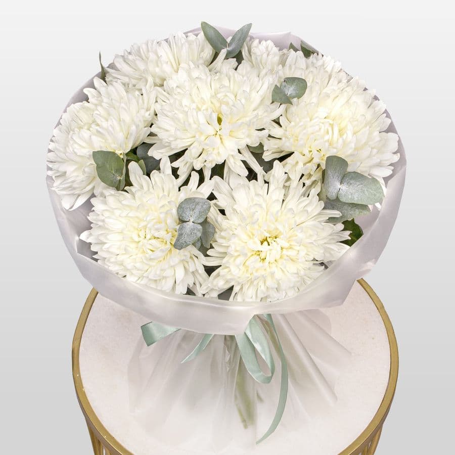 Букет Хризантем «Глоток воздуха»