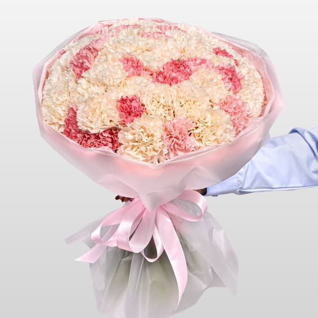 Букет из Гвоздик «Большое счастье» Букет из Гвоздик «Большое счастье»