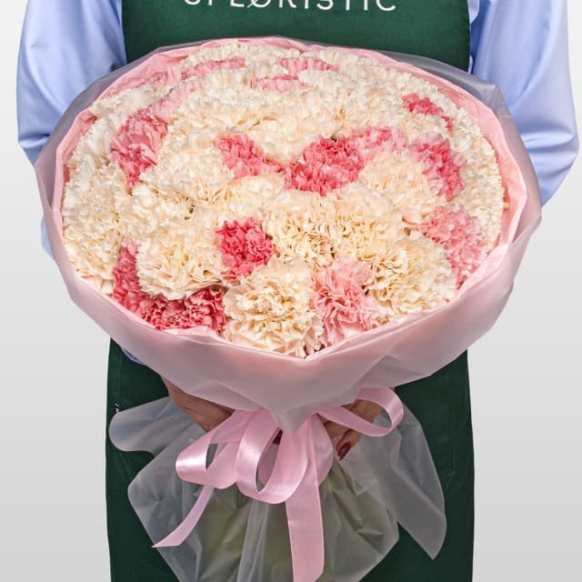 Букет из Гвоздик «Большое счастье» Букет из Гвоздик «Большое счастье»