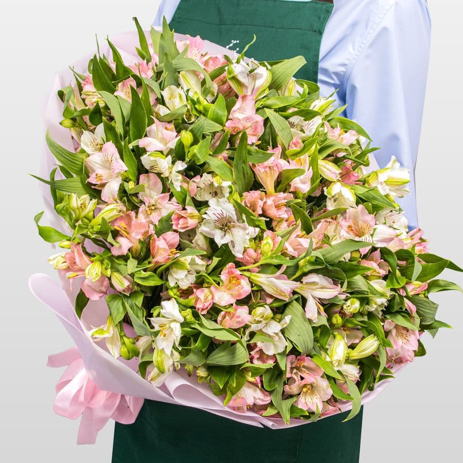 Букет Альстромерий «Тропический поцелуй»