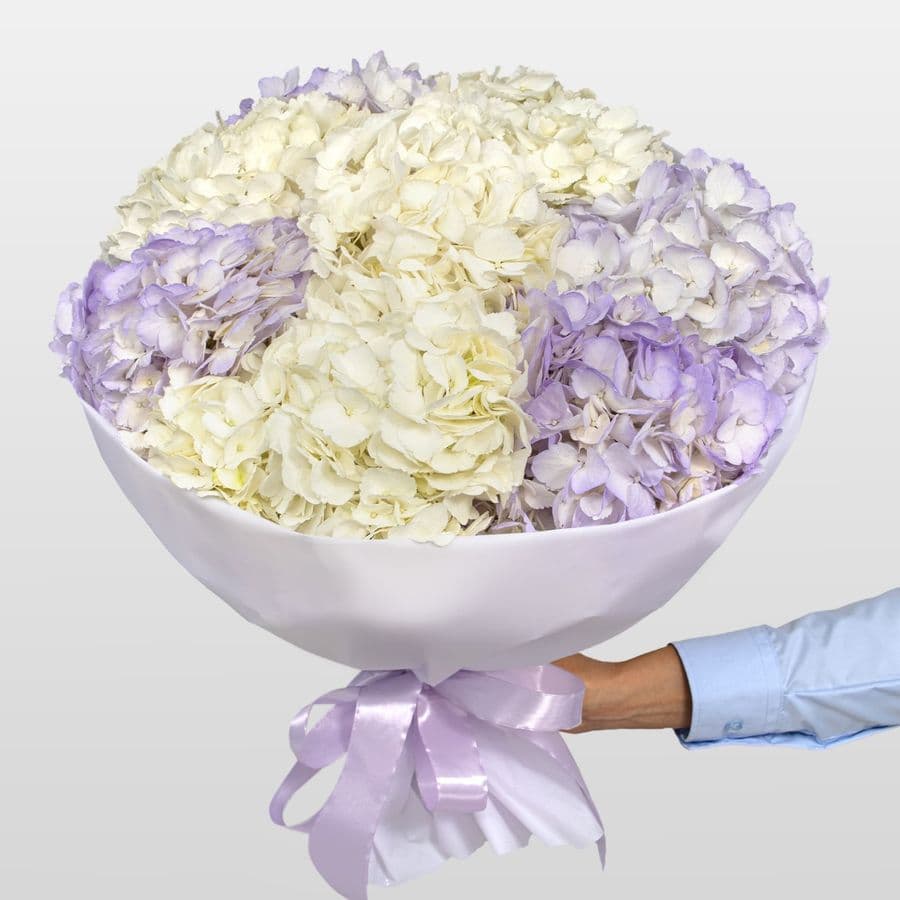 Букет из Гортензий «Сиреневая Мечта»