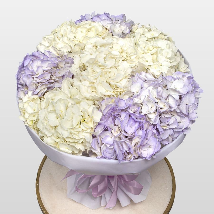 Букет из Гортензий «Сиреневая Мечта»