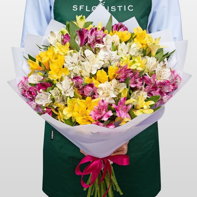 Букет Альстромерий «Тропический Коктейль» Букет Альстромерий «Тропический Коктейль»