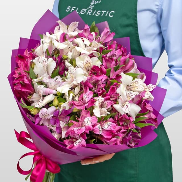 Букет Альстромерий «Ягодный Мусс» Букет Альстромерий «Ягодный Мусс»