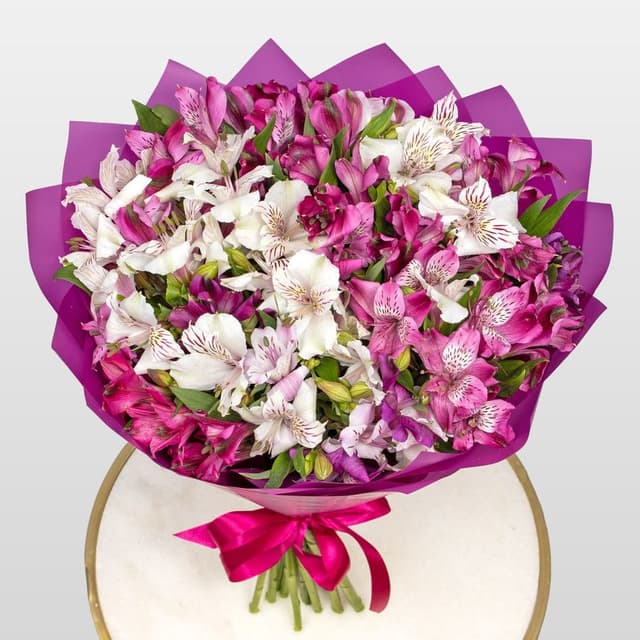 Букет Альстромерий «Ягодный Мусс» Букет Альстромерий «Ягодный Мусс»