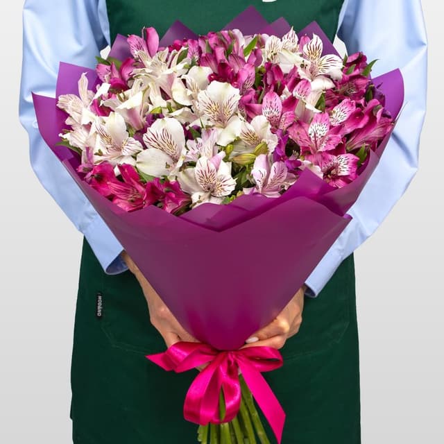 Букет Альстромерий «Ягодный Мусс» Букет Альстромерий «Ягодный Мусс»