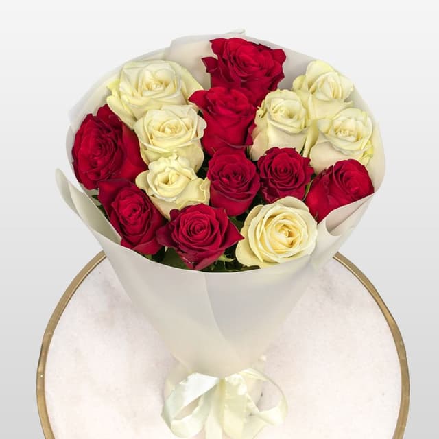 Букет Роз Кения 60 см 15 шт «Венский вальс» Букет Роз Кения 60 см 15 шт «Венский вальс»