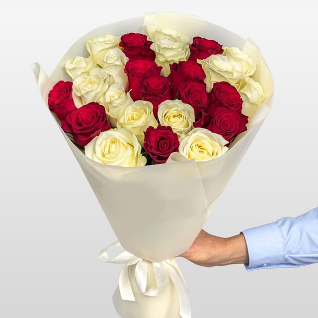 Букет Роз Кения 60 см 25 шт «Сила нежности» Букет Роз Кения 60 см 25 шт «Сила нежности»