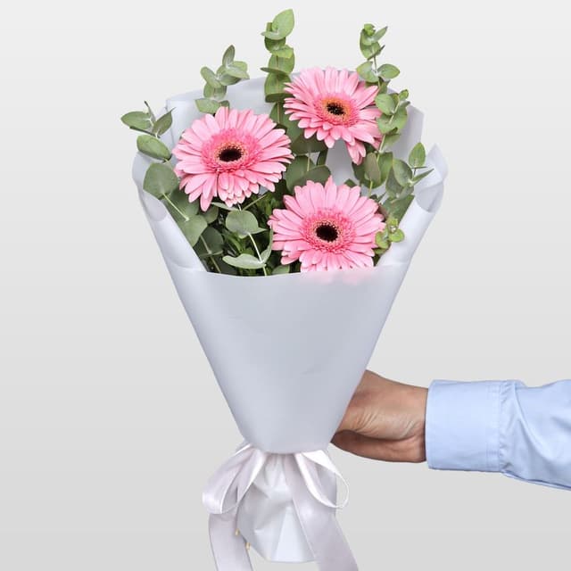 Букет из Гермини и Эвкалипта «Розовая мистерия» Букет из Гермини и Эвкалипта «Розовая мистерия»