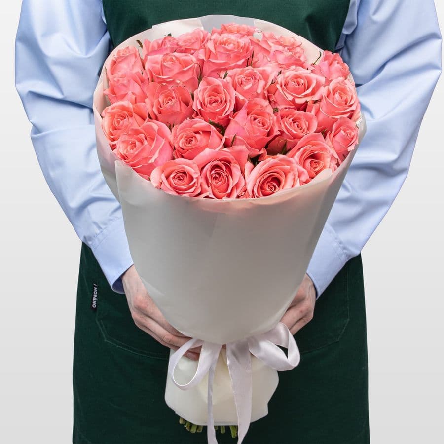 Букет Роз Кения 60 см 25 шт «Перфоманс»