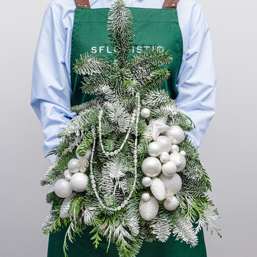 Новогодняя Ель «Белый Иней»