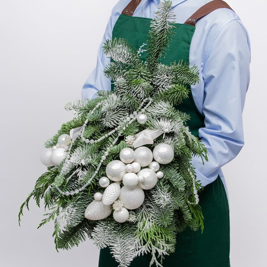 Новогодняя Ель «Белый Иней»