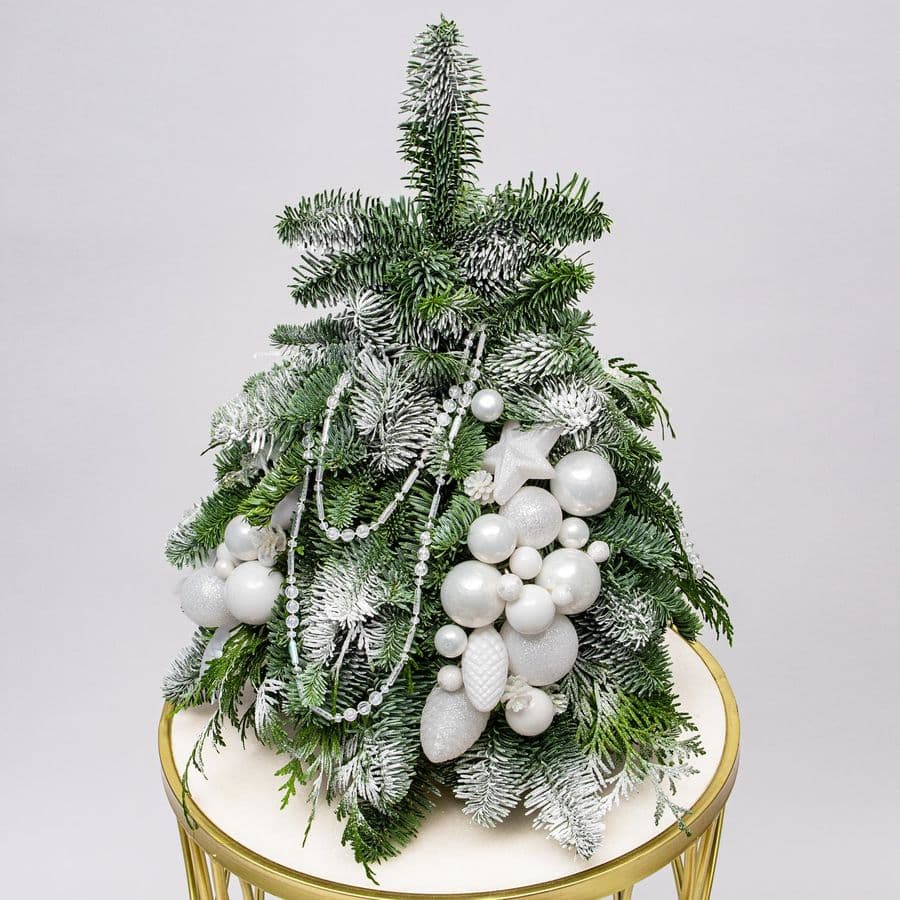 Новогодняя Ель «Белый Иней»